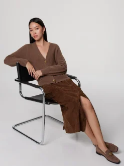 Cardigan aus Alpaka-Mix