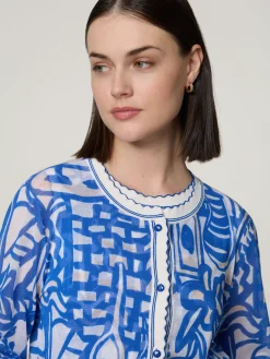 Cardigan mit Baumwolle