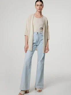 Cardigan mit Baumwolle