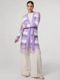 Cardigan mit Fransen