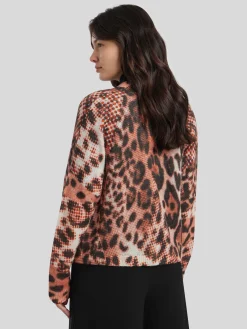 Cardigan mit Leo-Muster