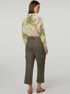 Cargohose aus Leinen