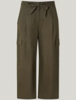 Cargohose aus Leinen