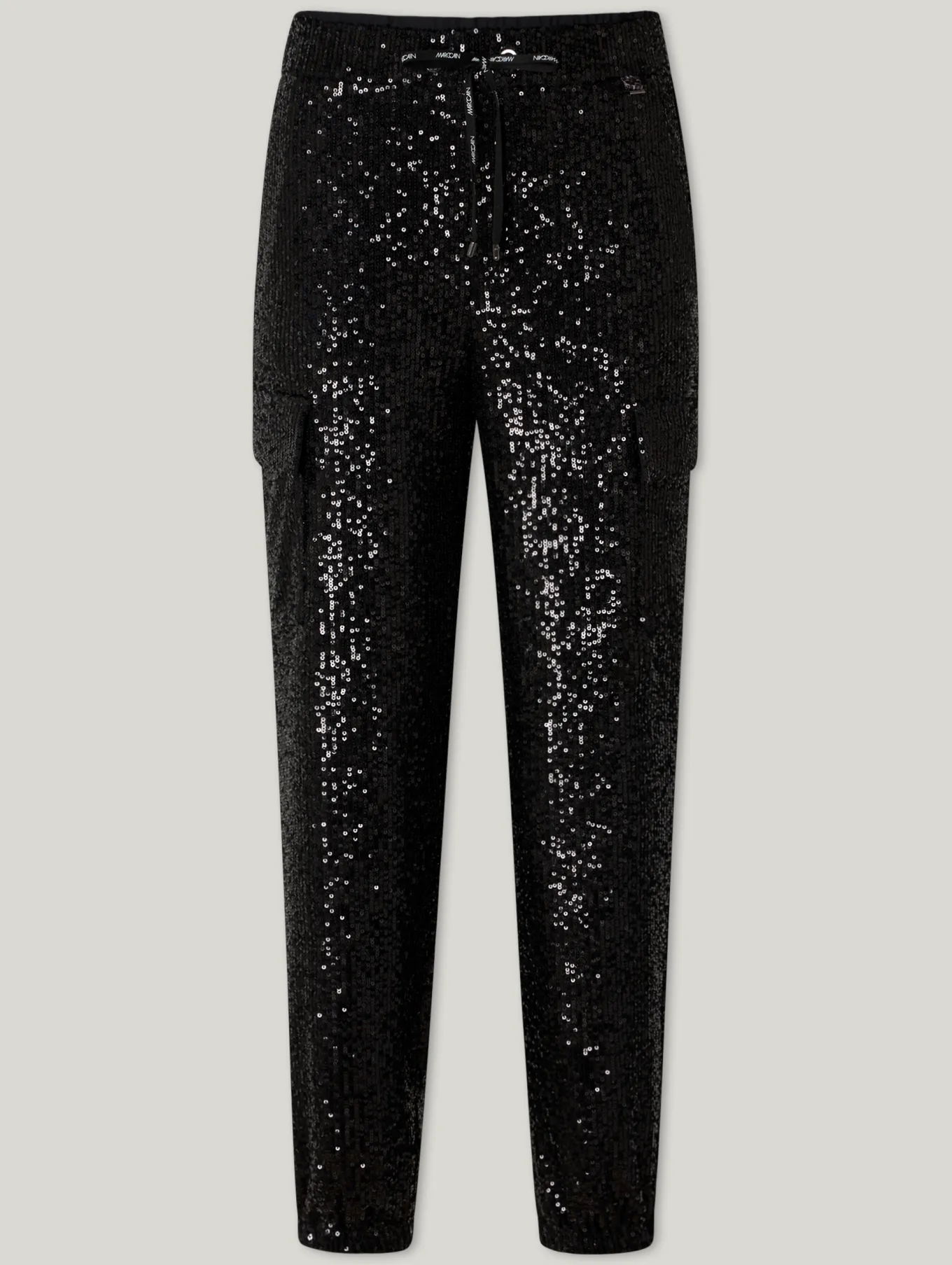 Cargohose mit Pailletten