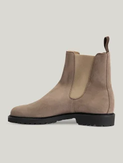 Chelsea Boots aus Veloursleder