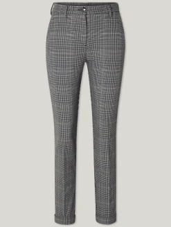 Chino mit Hahnentritt TURN UP