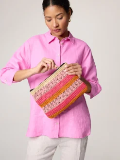 Clutch aus Raffia NEZIHA