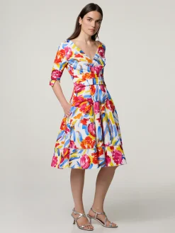 Cocktailkleid aus Baumwolle