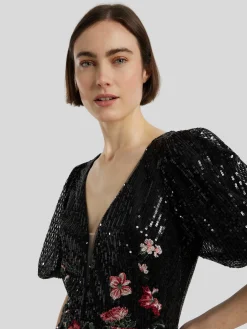 Cocktailkleid mit Blumen