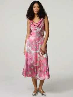 Cocktailkleid mit floralem Print