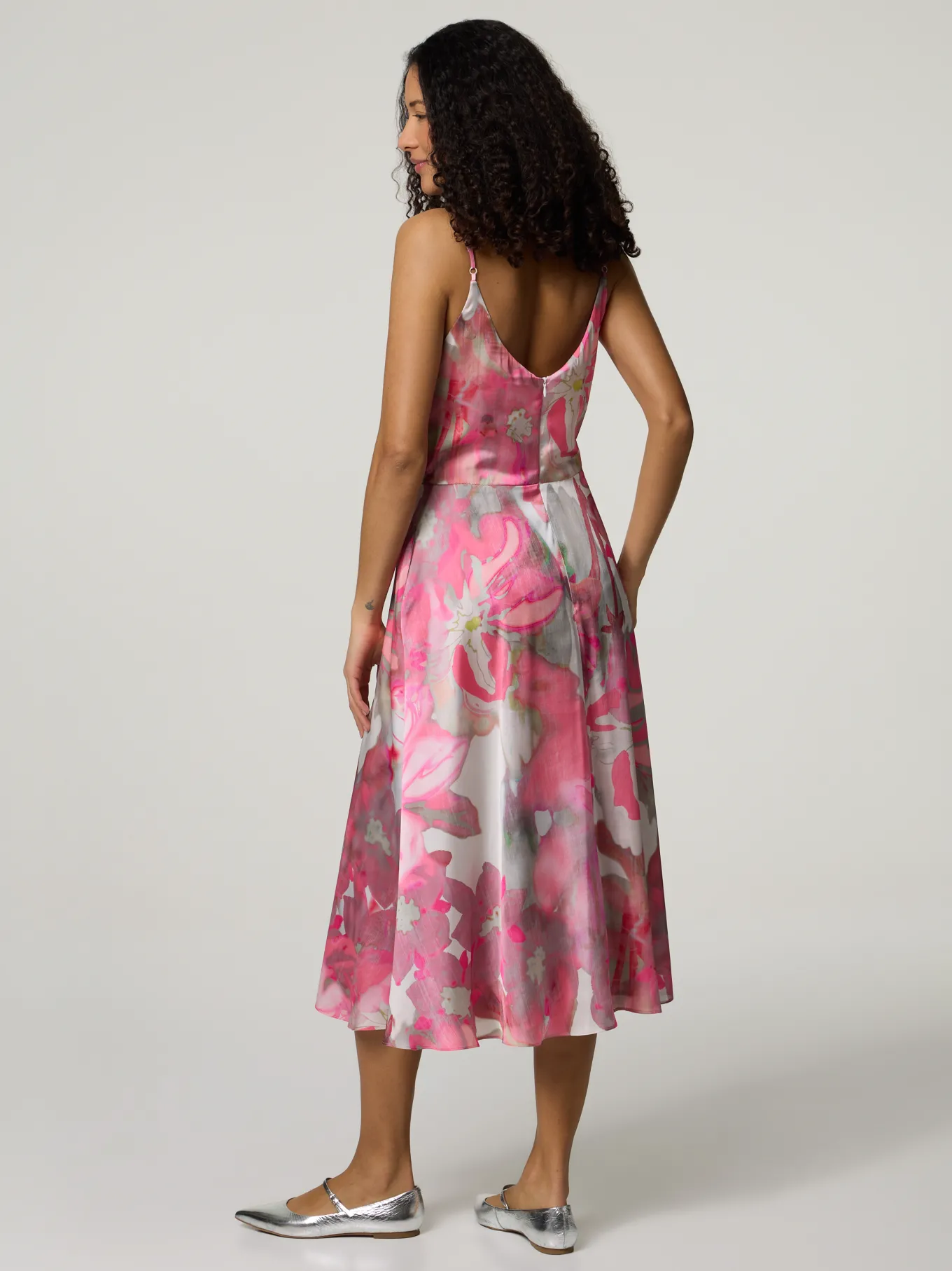 Cocktailkleid mit floralem Print