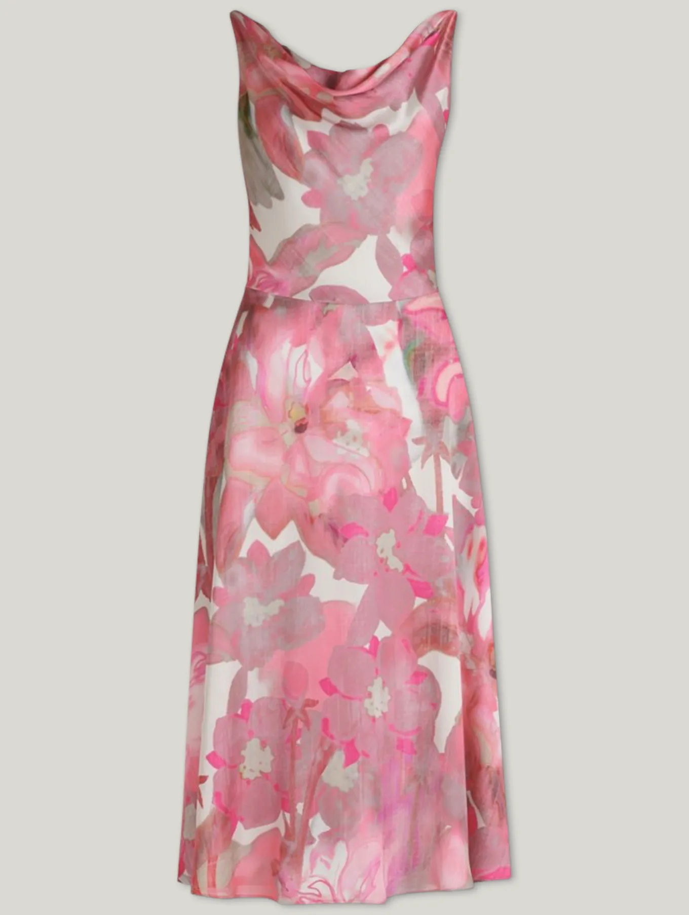 Cocktailkleid mit floralem Print