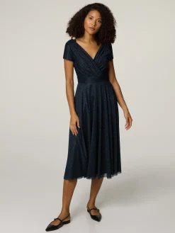 Cocktailkleid mit Glitzer