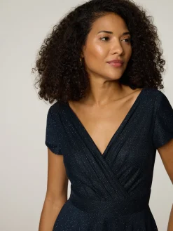 Cocktailkleid mit Glitzer