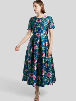 Cocktailkleid mit Print MIK