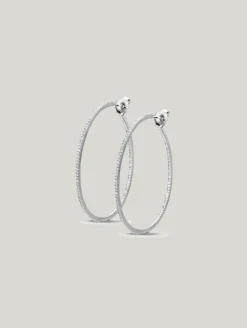 Creolen mit Zirkonia Steinen 1432