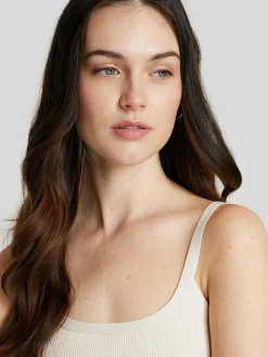 Cropped Top mit Rippen JINORA