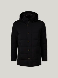 Daunenjacke mit Blende