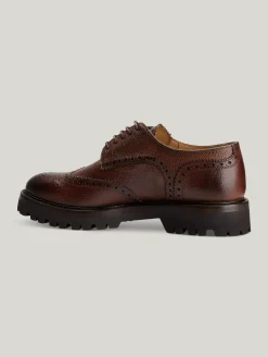 Derbyschuhe aus Glattleder