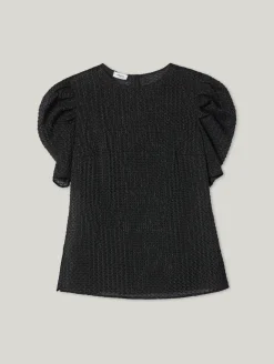 Elegante Kurzarmbluse