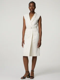 Etuikleid mit Leinen DRUPE