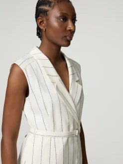 Etuikleid mit Leinen DRUPE