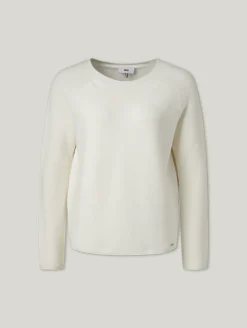 Feinstrickpullover aus Baumwolle