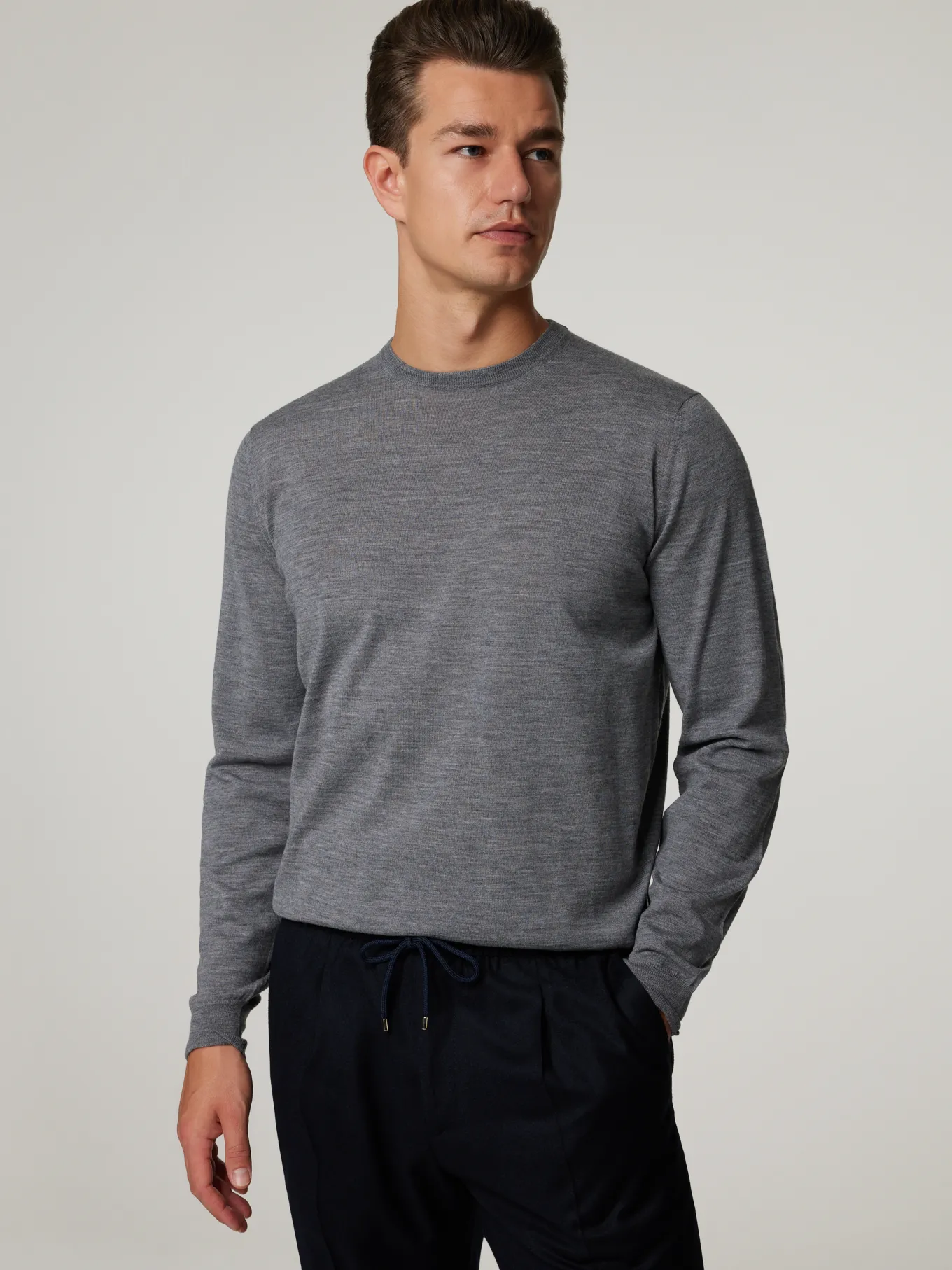 Feinstrickpullover aus Merino