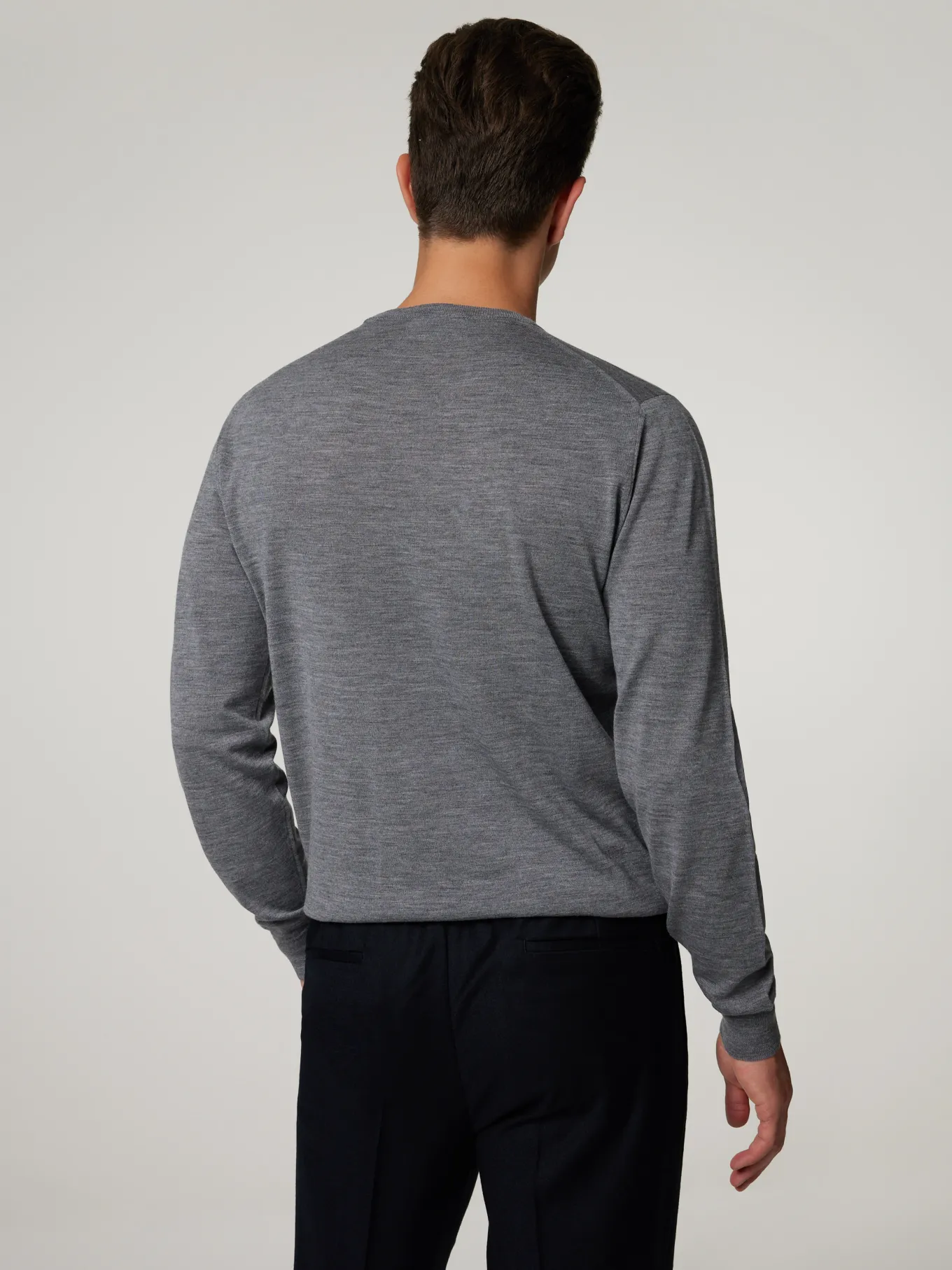 Feinstrickpullover aus Merino