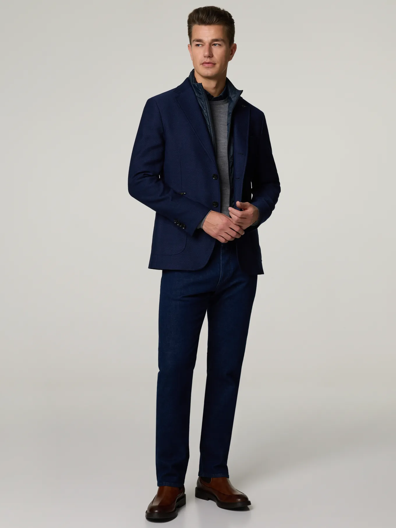 Feinstrickpullover aus Merino