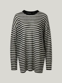 Feinstrickpullover mit Mohair