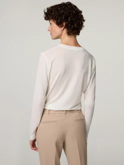 Feinstrickpullover mit Wolle