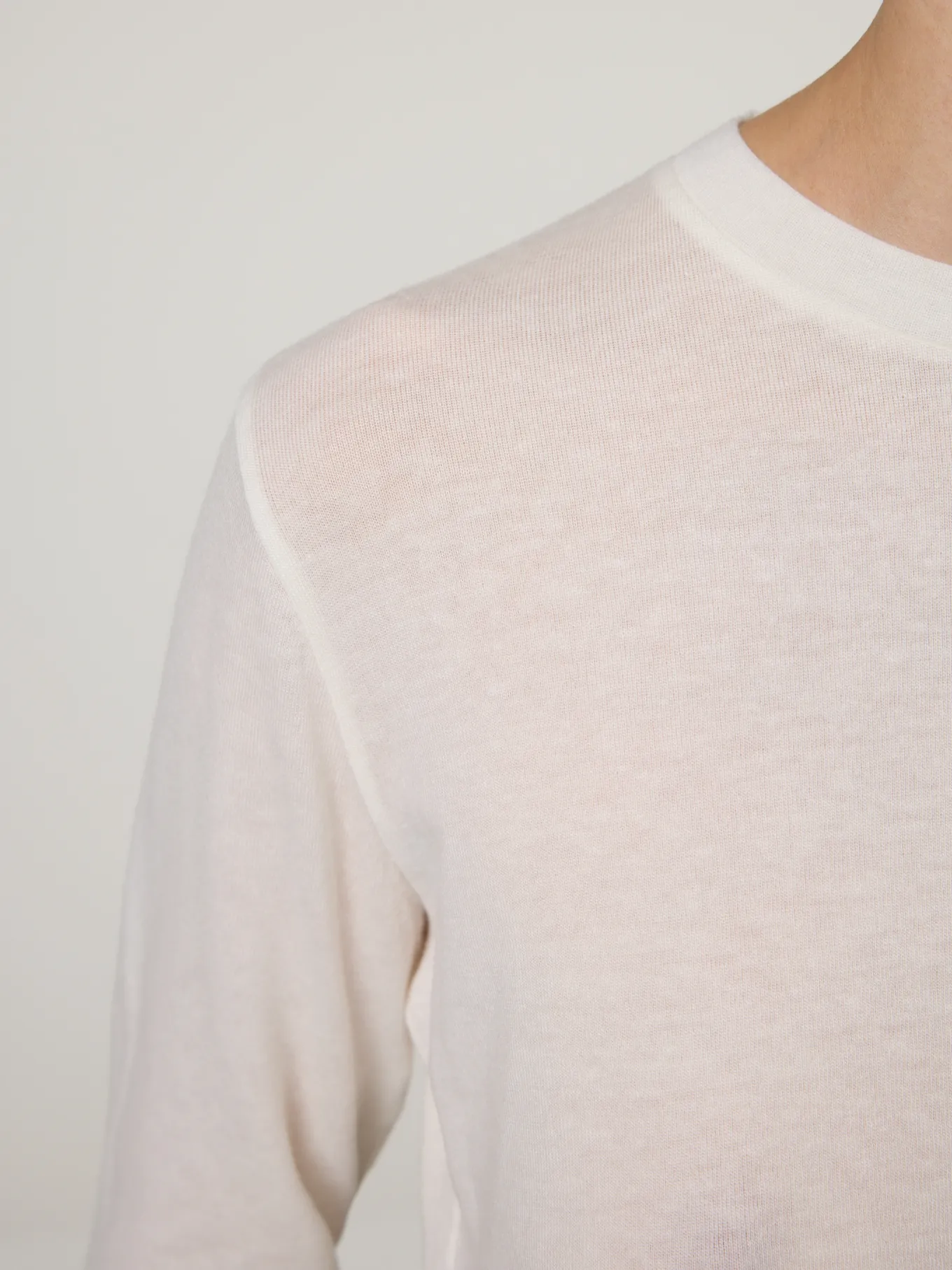 Feinstrickpullover mit Wolle