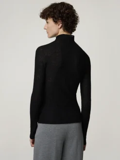 Feinstrickpullover mit Wolle