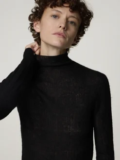 Feinstrickpullover mit Wolle