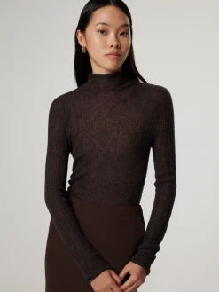 Feinstrickpullover mit Wolle