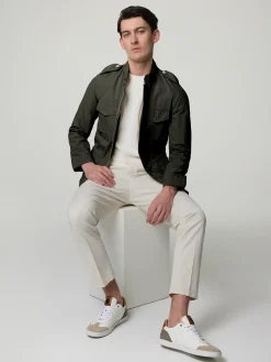 Fieldjacke aus Baumwolle