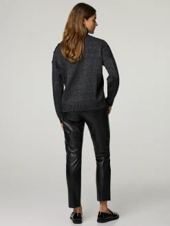 Fivepocketlederhose im Slim Fit