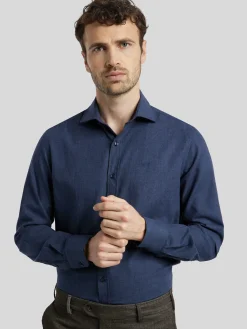 Flanellhemd im Slim Fit