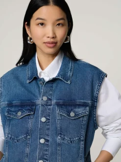 Gilet aus Denim LUNAR