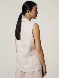 Gilet aus Leinen