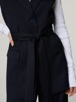 Gilet mit  Nadelstreifen DUAL