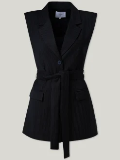 Gilet mit  Nadelstreifen DUAL