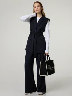 Gilet mit  Nadelstreifen DUAL