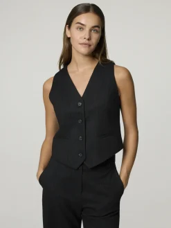 Gilet mit Nadelstreifen GALLY