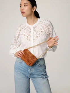 Handtasche aus Stroh MINI NINA