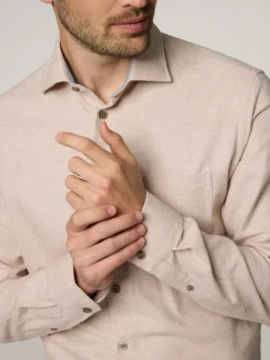 Hemd aus Flanell im Custom Fit