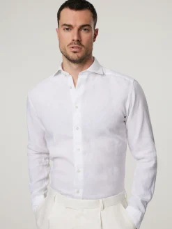 Hemd aus Leinen im Slim Fit