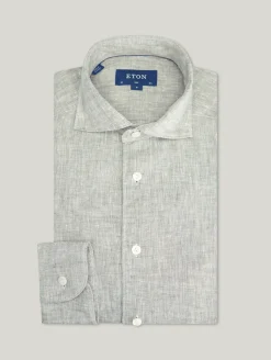 Hemd im Slim Fit aus Leinen