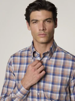 Hemd mit Karo im Slim Fit